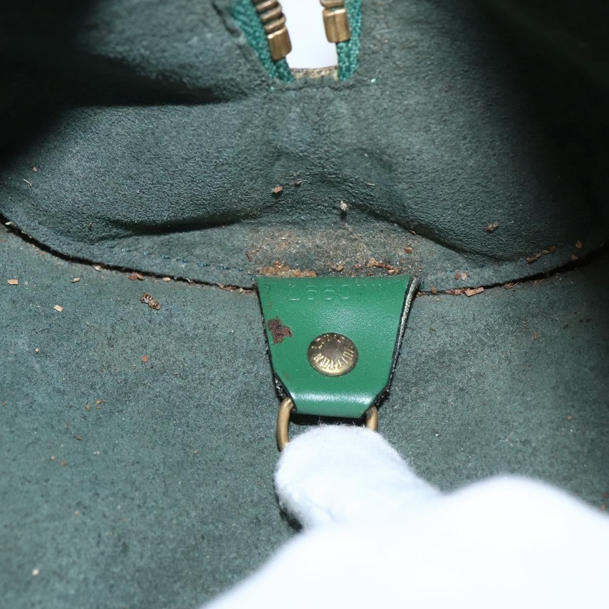 Louis Vuitton LOUIS VUITTON Epi Soufflot Hand Bag Green M52224 LV Authentic 170774