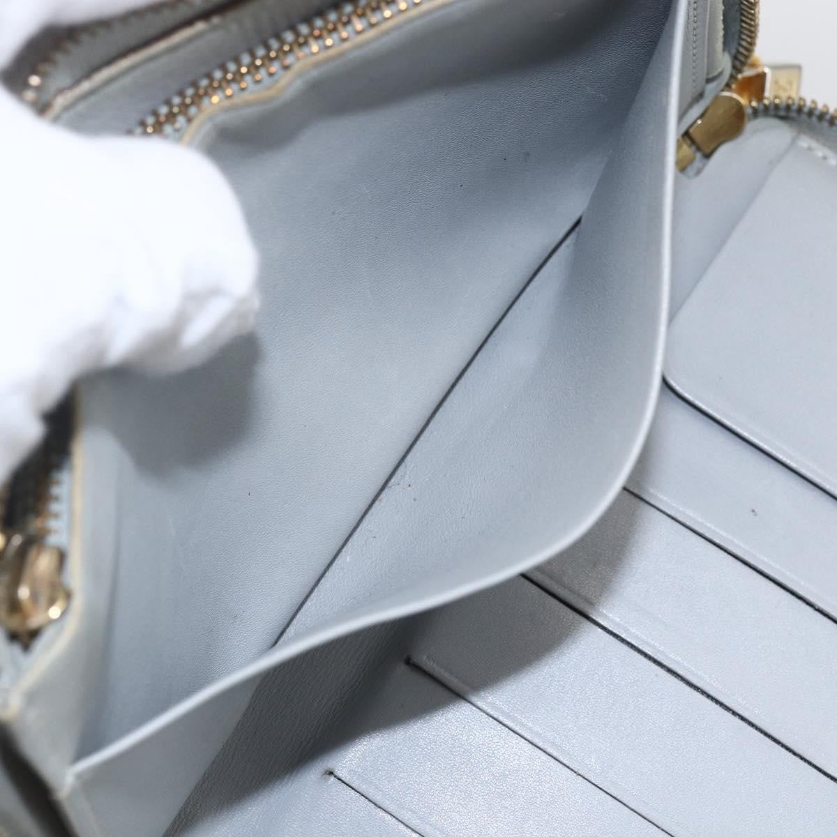 Louis Vuitton LOUIS VUITTON Monogram Vernis Eldridge Long Wallet Gris M91158 LV Authentic 168202 Bag