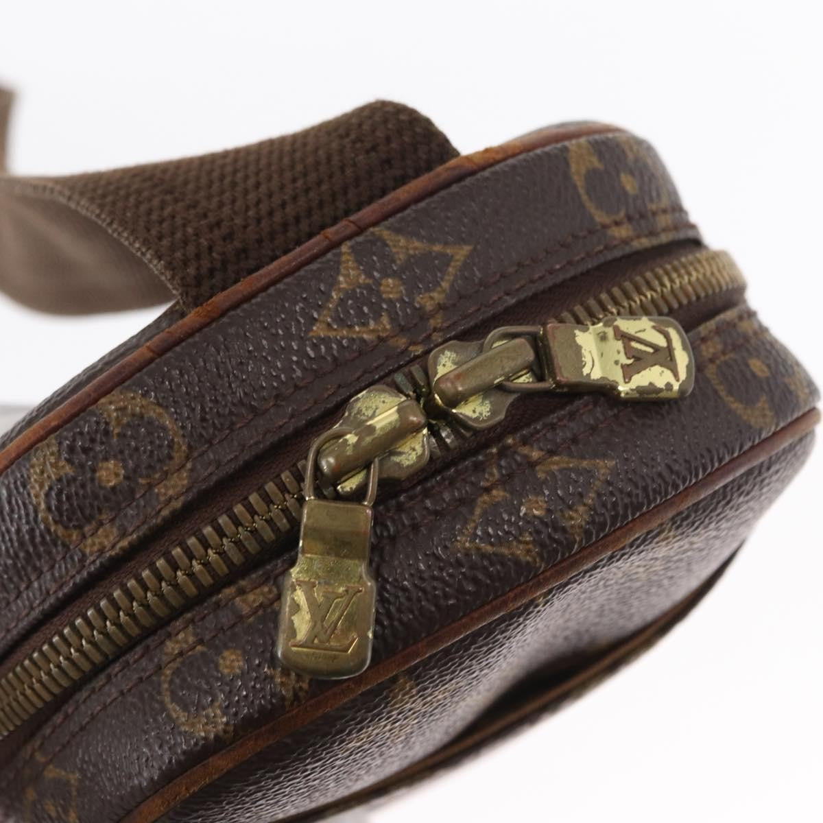 Louis Vuitton LOUIS VUITTON Monogram Pochette Gange Shoulder Bag M51870 LV Authentic 157366