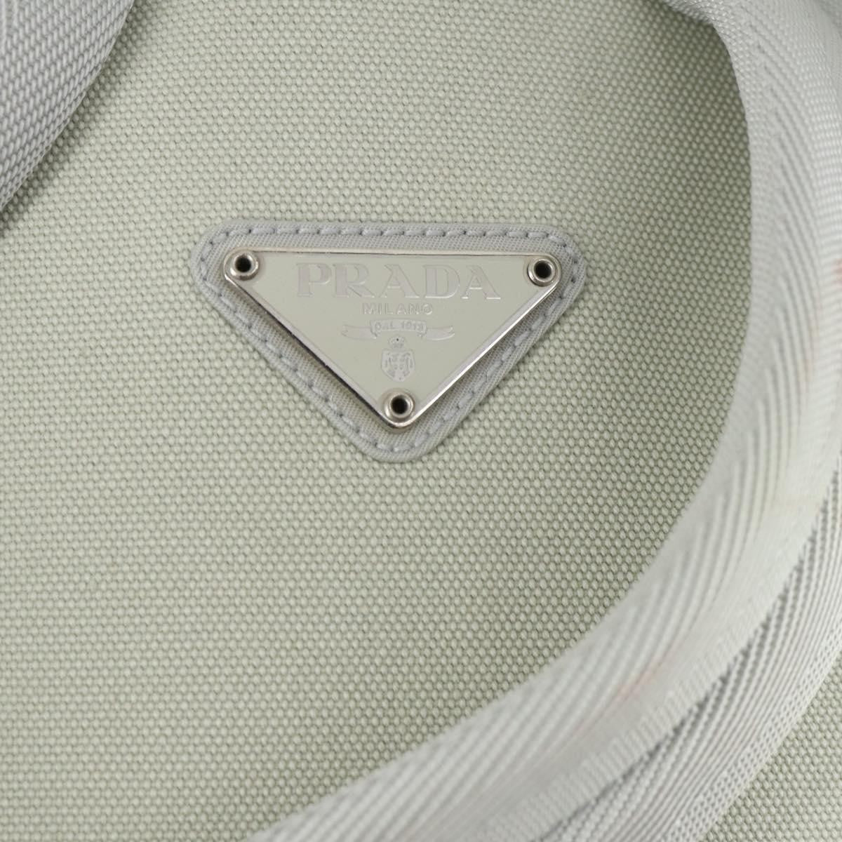 Prada PRADA Backpack Nylon Light Blue Silver Authentic 169576 Bag