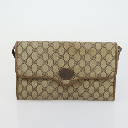 Gucci GUCCI GG Supreme Web Sherry Line Bag PVC Nylon 4 Set Beige Navy Authentic mr1719