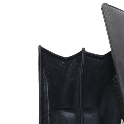 Givenchy GIVENCHY Hand Bag Leather Black Gold Authentic BA6452