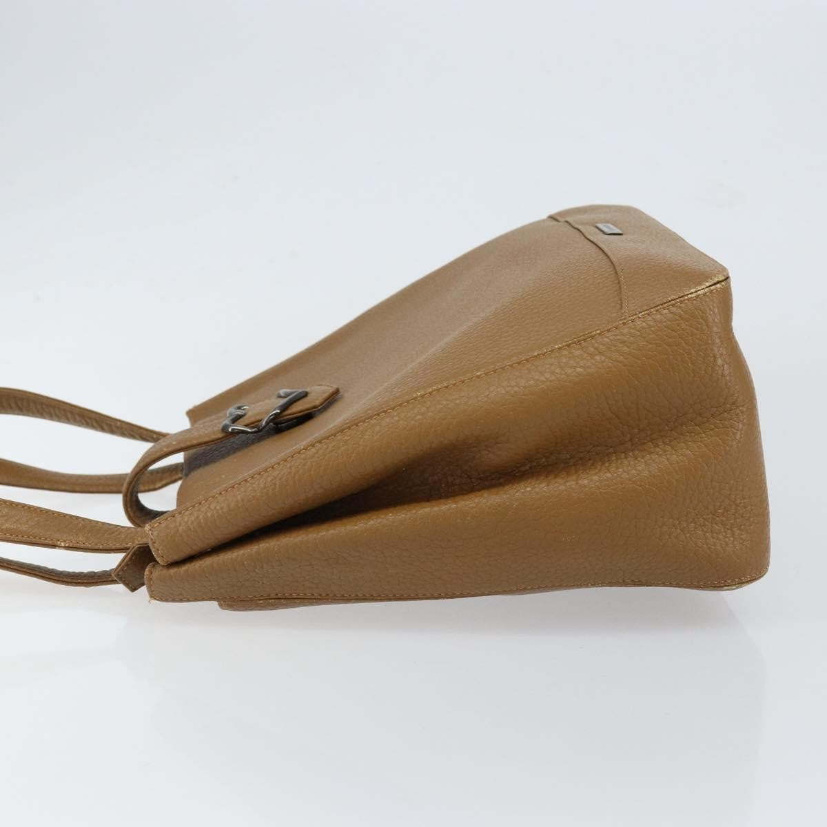 Saint Laurent SAINT LAURENT Hand Bag Leather Brown Authentic 149374