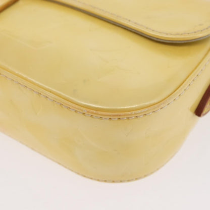 Louis Vuitton LOUIS VUITTON Monogram Vernis Malibu Street Bag Perle M91507 LV Authentic BAZ639