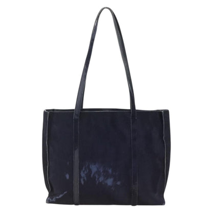 Prada PRADA Tote Bag Harako leather Navy Authentic 167194