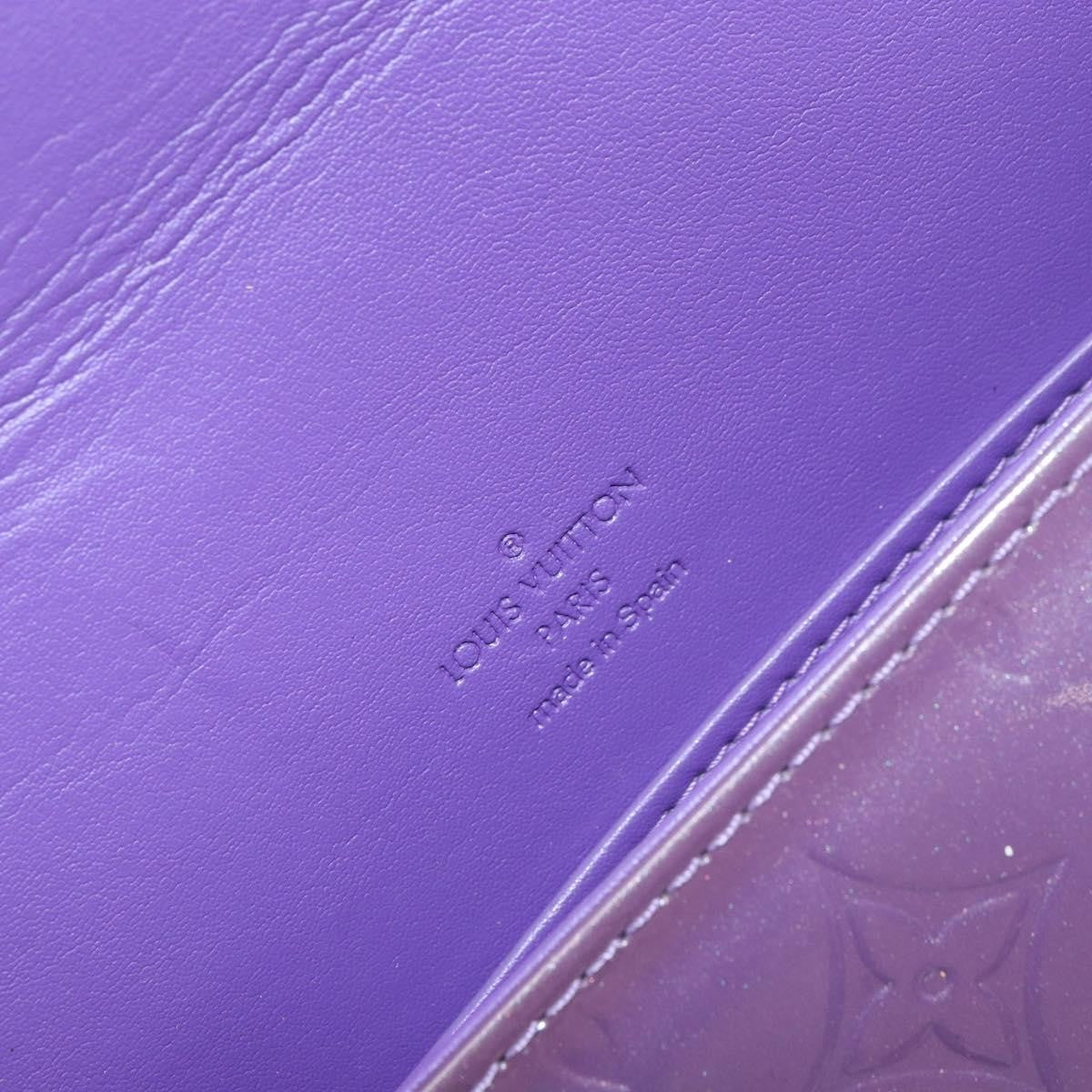 Louis Vuitton LOUIS VUITTON Monogram Vernis Thompson Street Bag Viole M91095 LV Authentic 161428