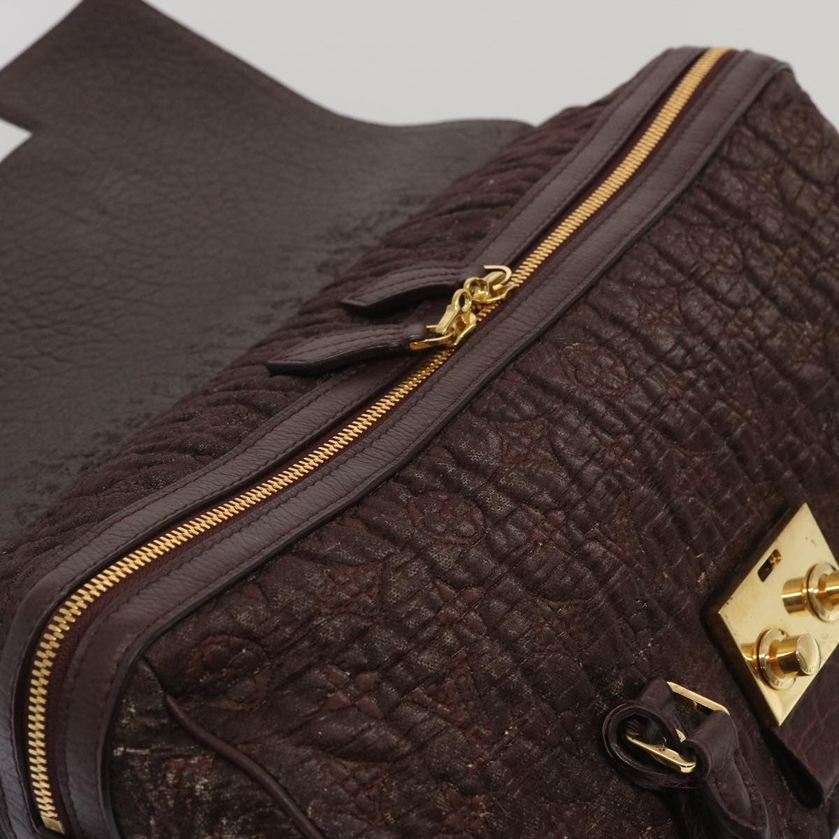 Louis Vuitton LOUIS VUITTON Monogram Volupte Psyche Hand Bag 2way Bordeaux M93475 Authentic bs12168