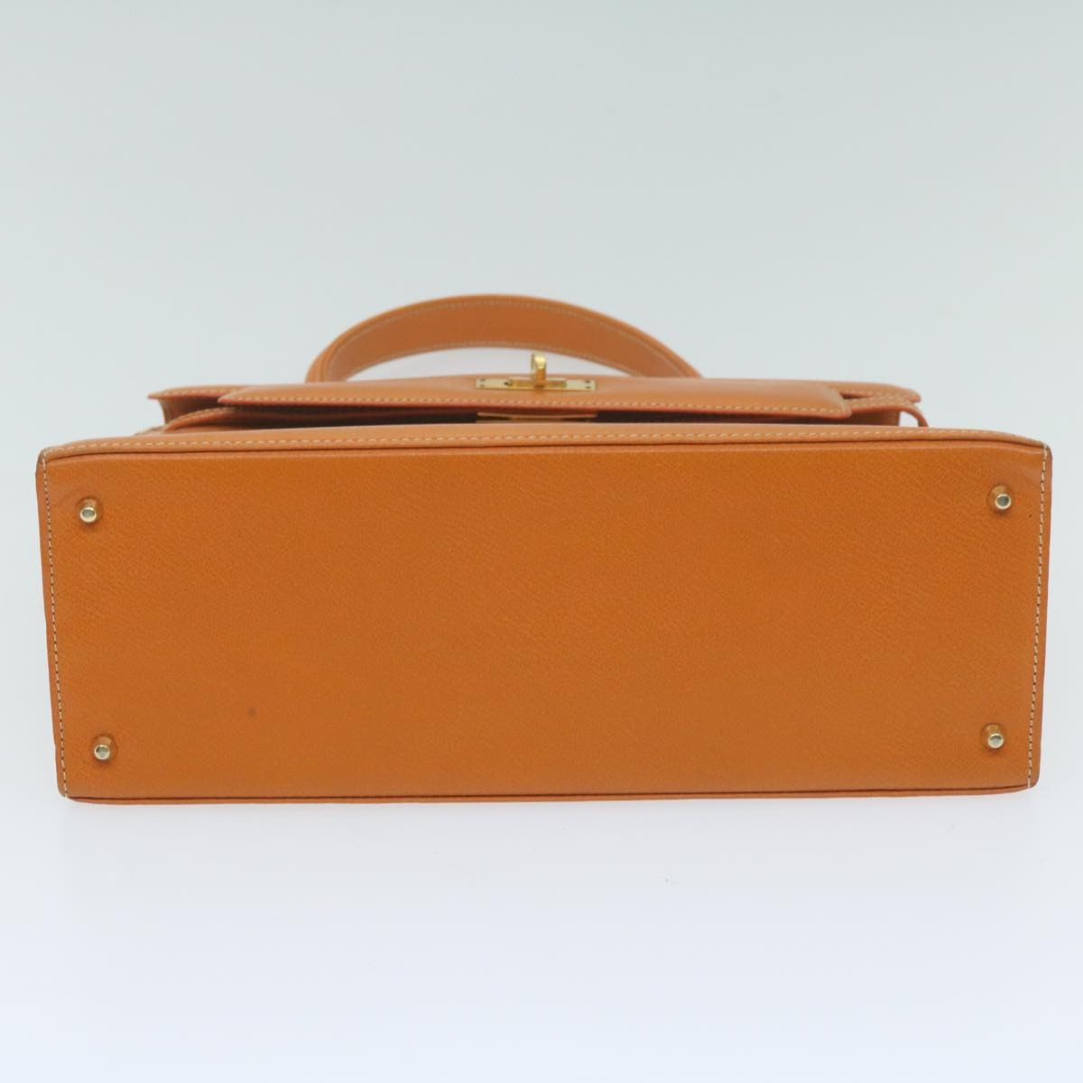 MORABITO MORABITO Scalar 28 Hand Bag Leather Orange Authentic am5465