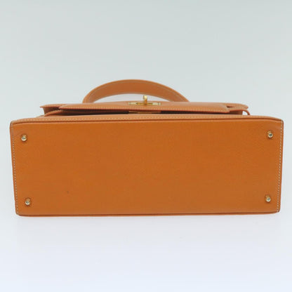 MORABITO MORABITO Scalar 28 Hand Bag Leather Orange Authentic am5465