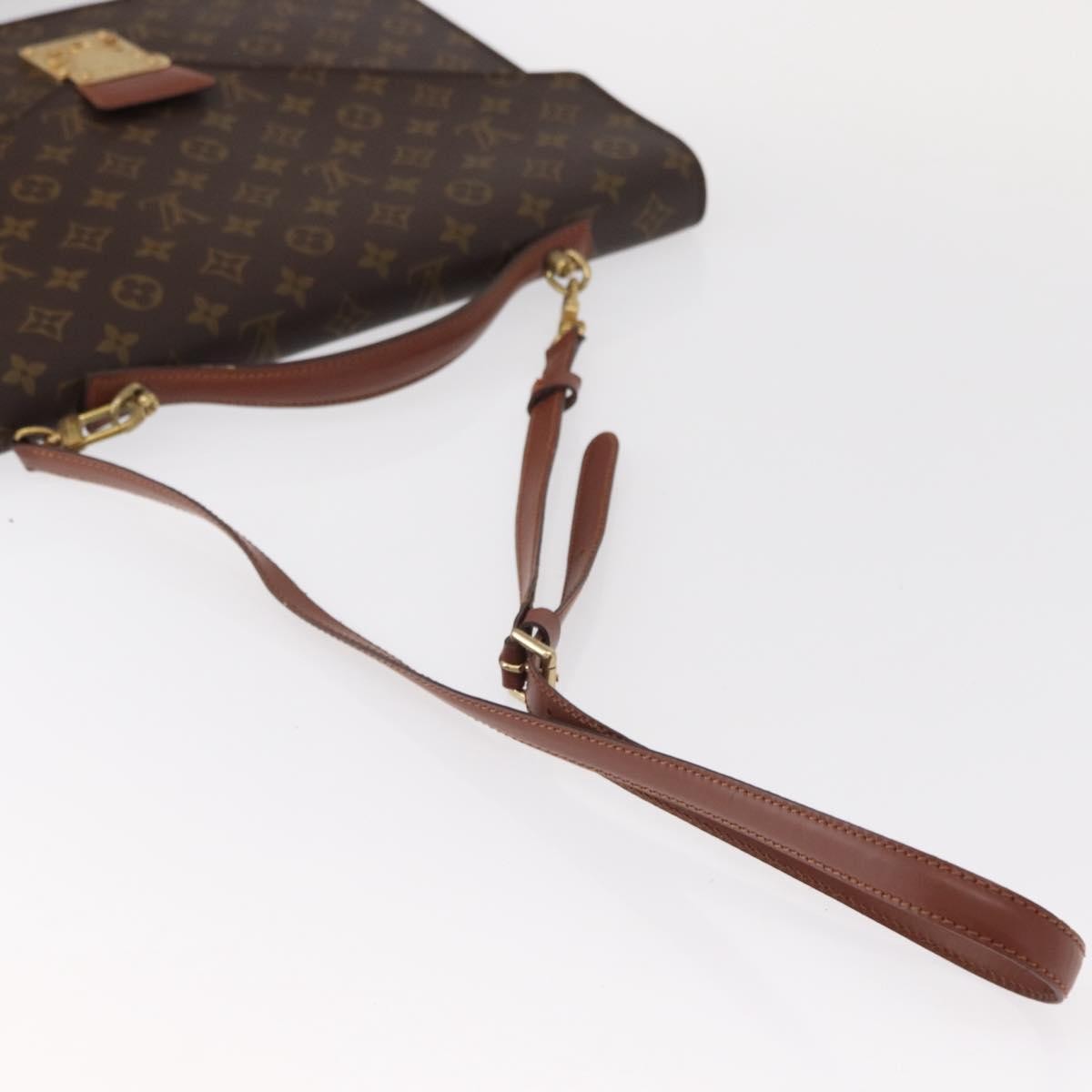 Louis Vuitton LOUIS VUITTON Monogram Porte Documents Bandouliere Bag M53338 LV Authentic 150924