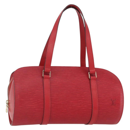 Louis Vuitton LOUIS VUITTON Epi Soufflot Hand Bag Red M52227 LV Authentic mr1713V