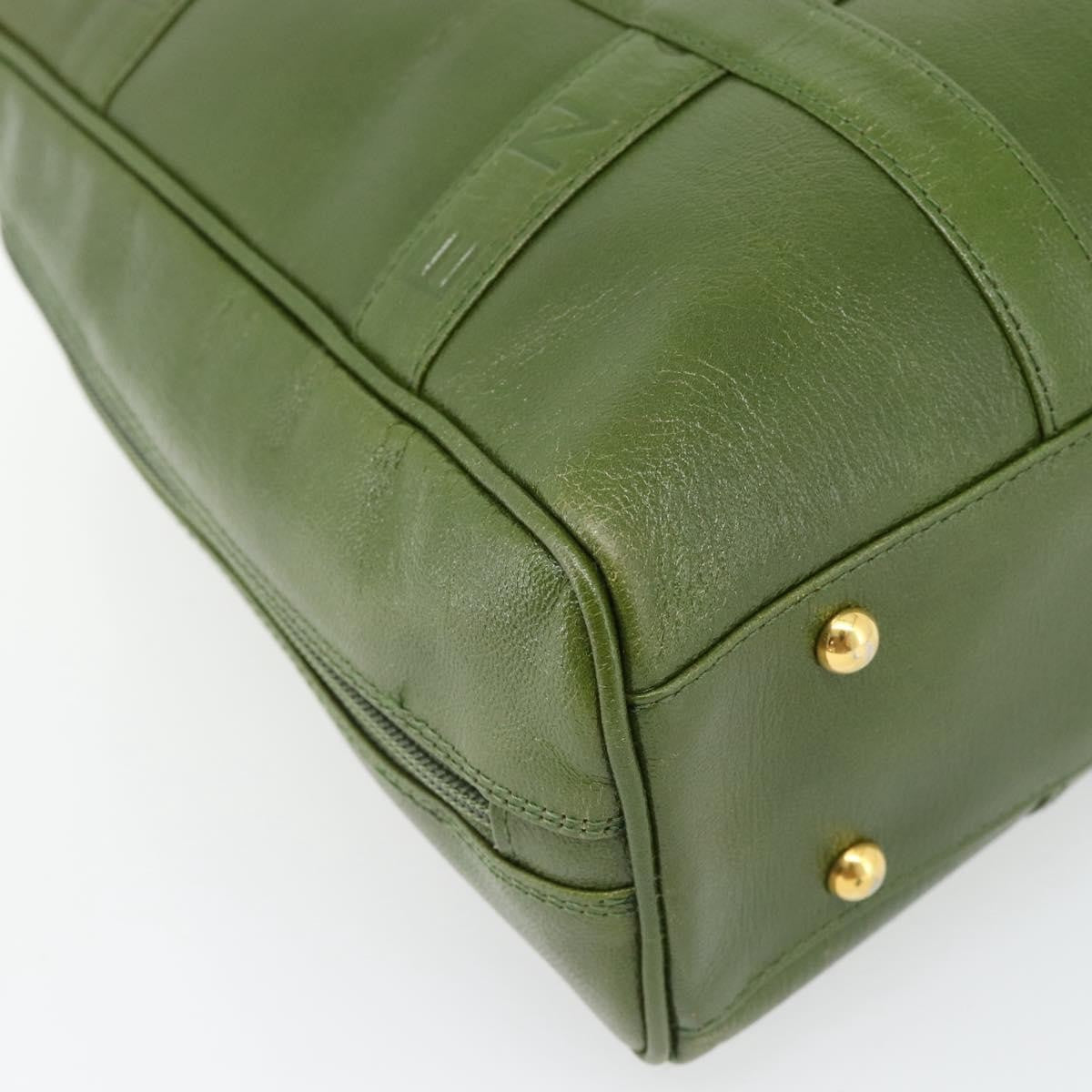 Givenchy GIVENCHY Hand Bag Leather Khaki Gold Authentic BA12916