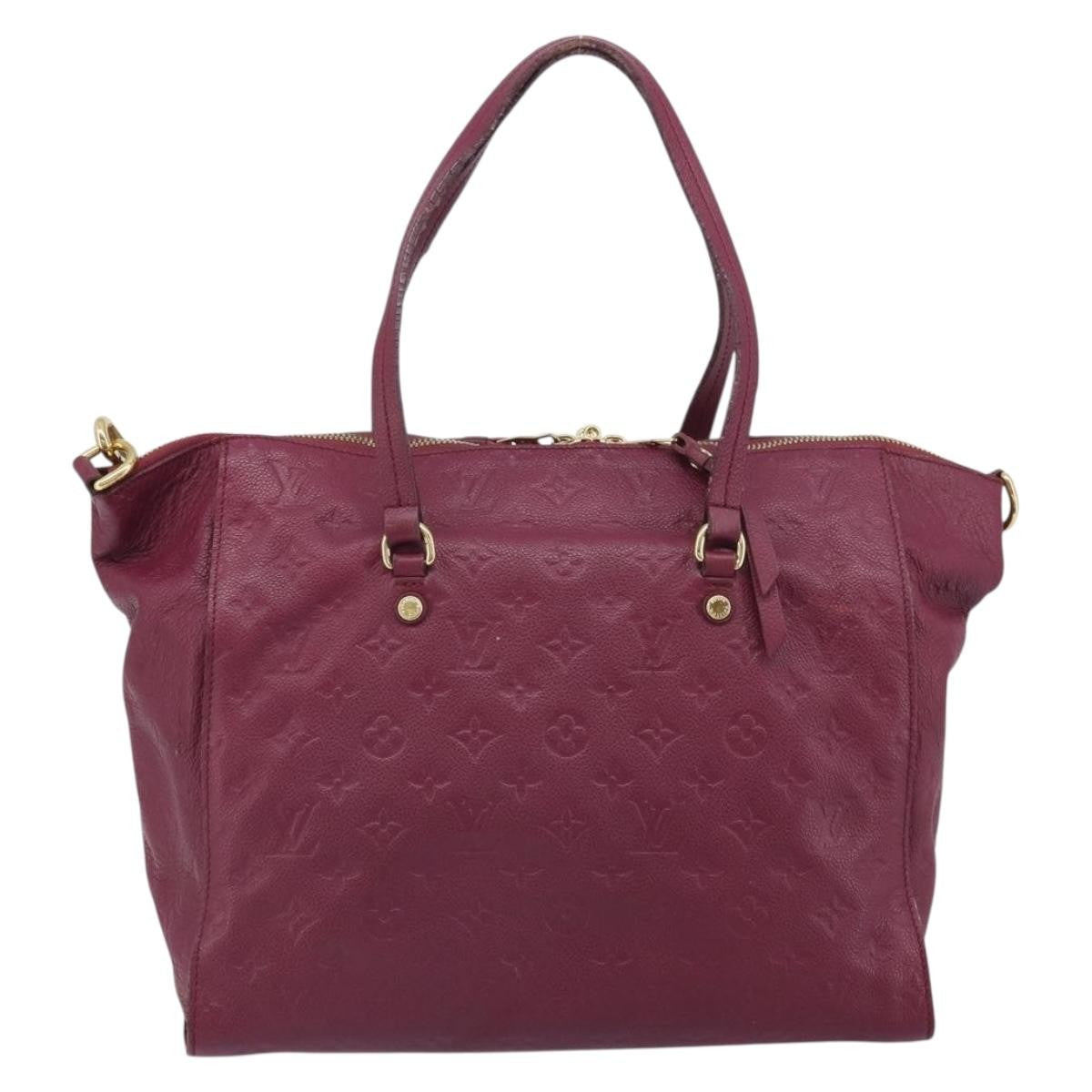 Louis Vuitton LOUIS VUITTON Monogram Empreinte Lumineuse PM Bag Oroll M94046 LV Authentic hk3449