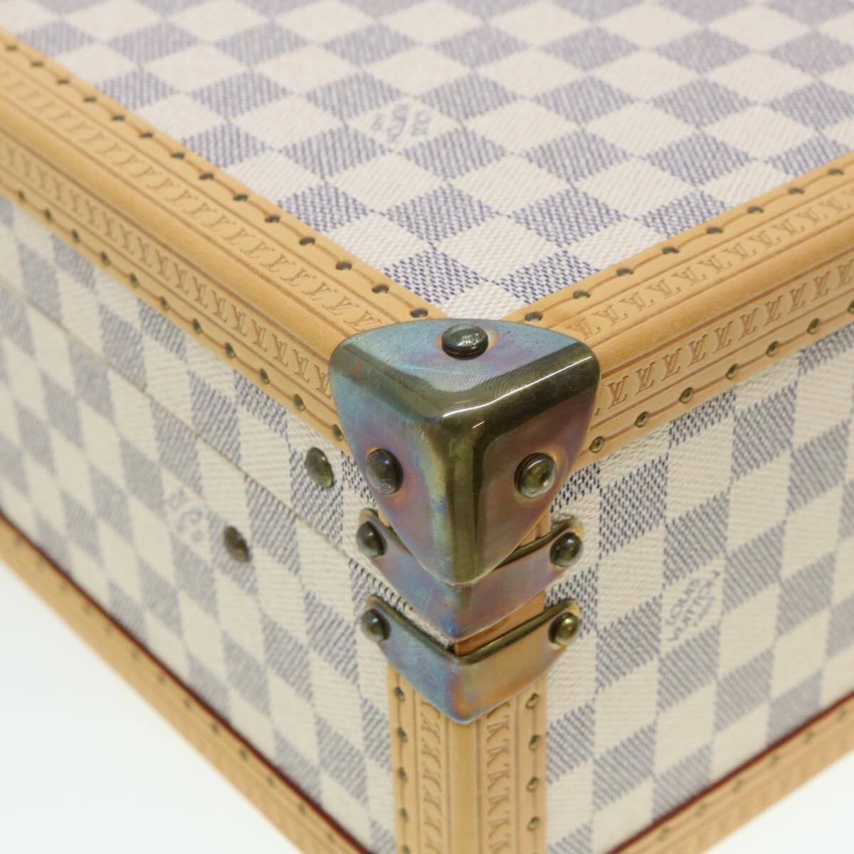 Louis Vuitton LOUIS VUITTON Damier Azur Cotteville 45 Trunk SPO LV Authentic 38808SM Bag