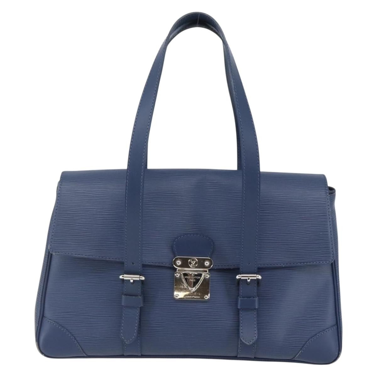 Louis Vuitton LOUIS VUITTON Epi Segur MM Hand Bag Myrtille M5886G LV Authentic 145467
