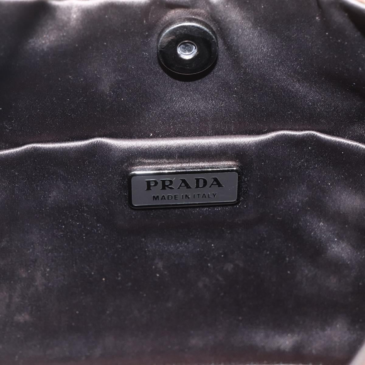 Prada PRADA Shoulder Bag Nylon Beige Gold Authentic 162843