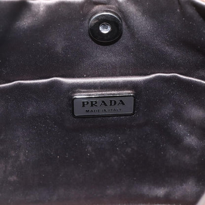 Prada PRADA Shoulder Bag Nylon Beige Gold Authentic 162843