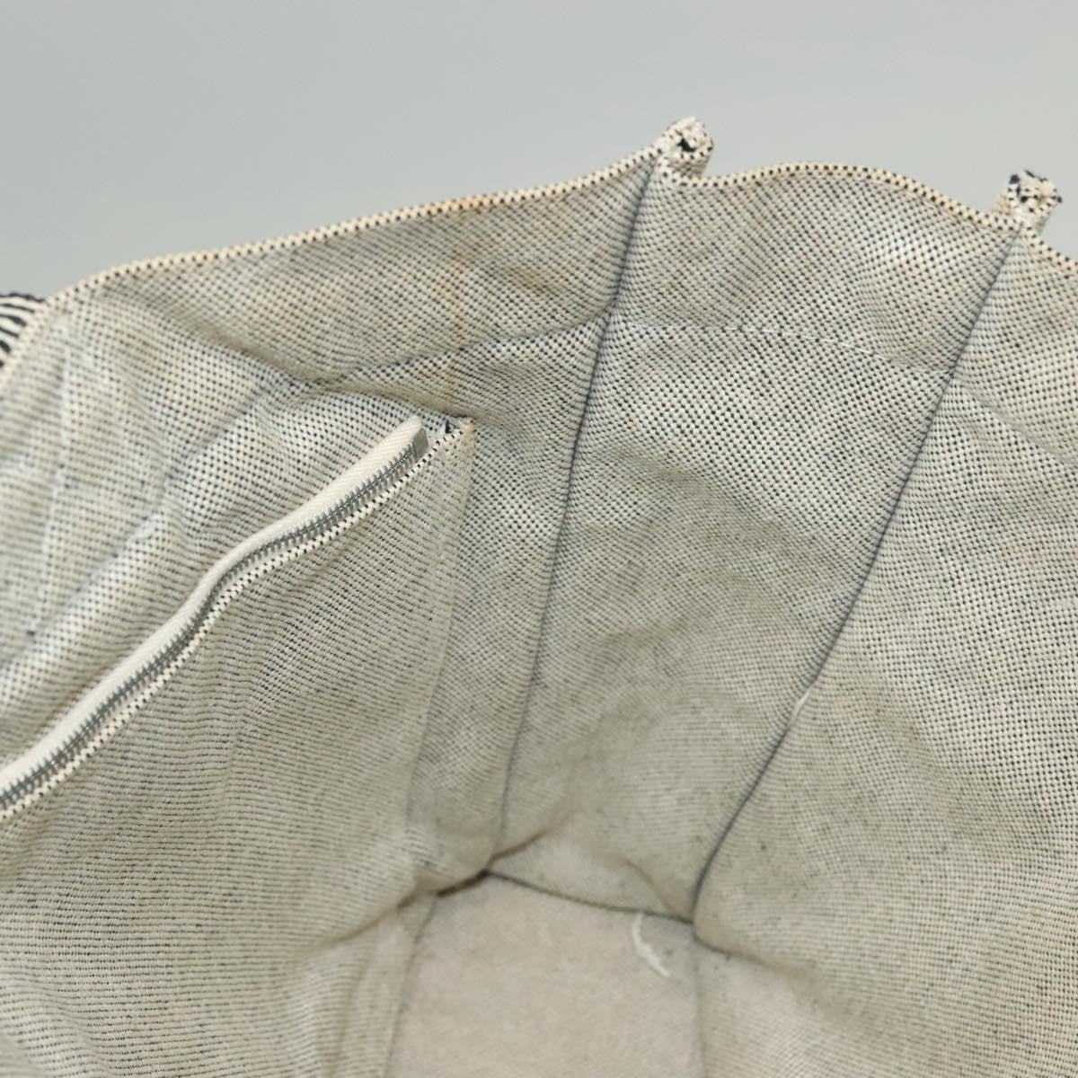 Hermès Hermès HERMES Fourre Tout MM Hand Bag Canvas Gray Silver Authentic 133159
