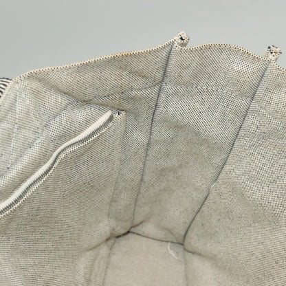 Hermès Hermès HERMES Fourre Tout MM Hand Bag Canvas Gray Silver Authentic 133159