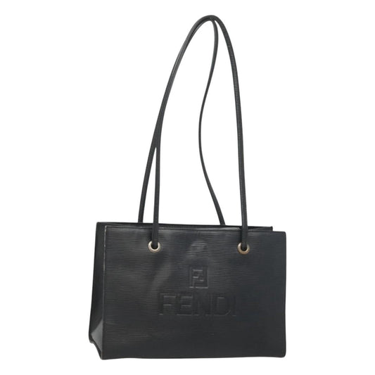 Fendi FENDI Shoulder Bag Leather Black Authentic 124503