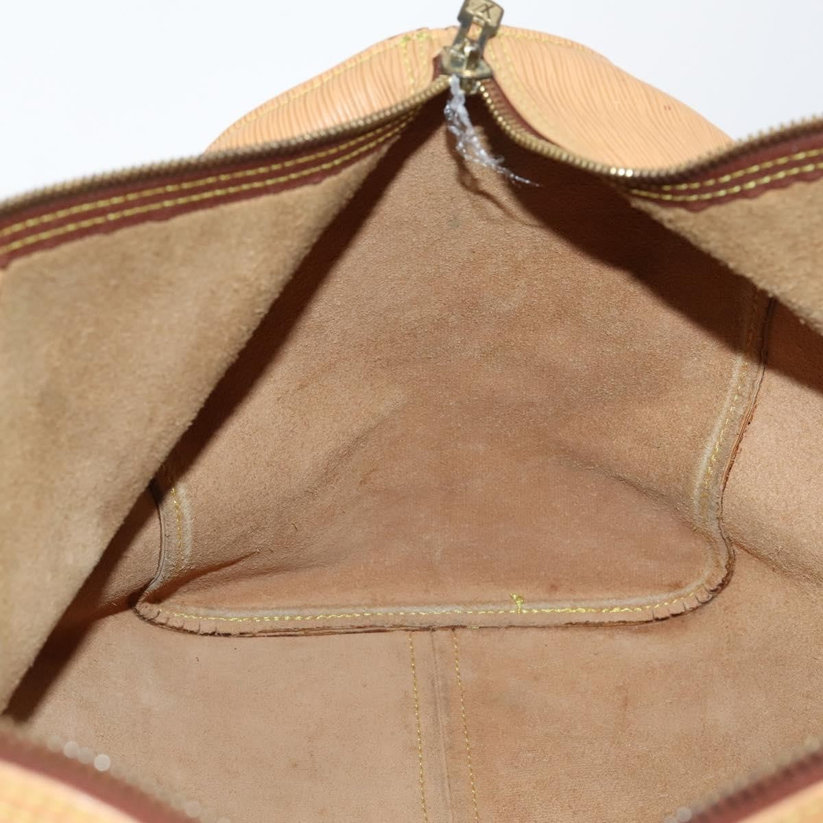Louis Vuitton LOUIS VUITTON Epi Keepall 50 Boston Bag Beige M42941 LV Authentic hk3136