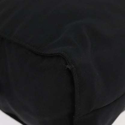Prada PRADA Tote Bag Nylon Black Silver Authentic 175704