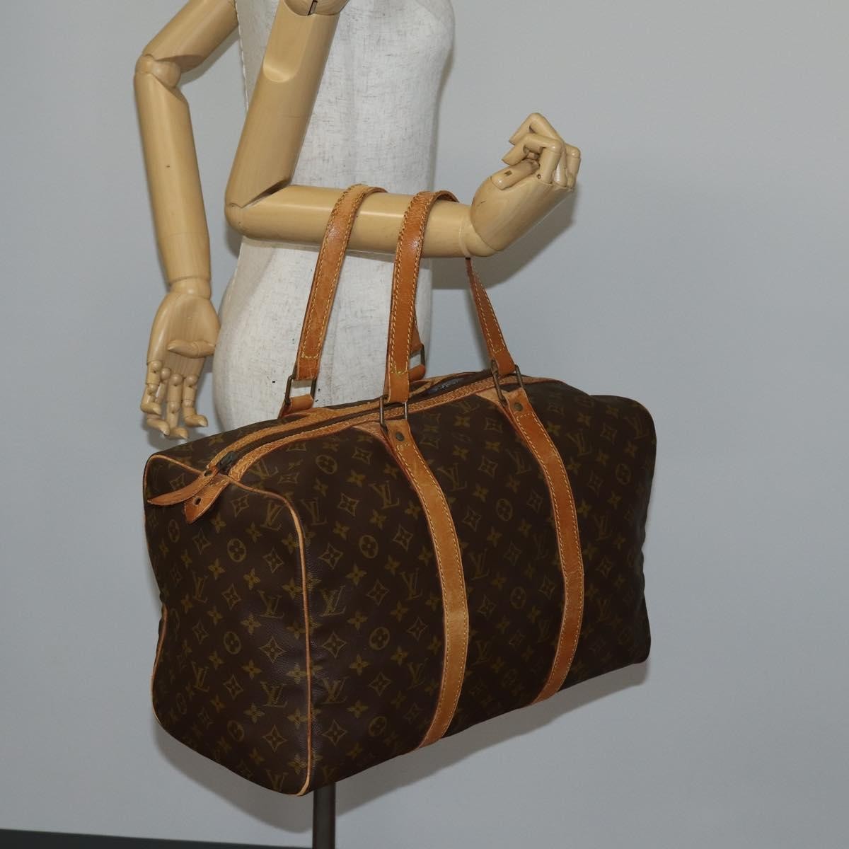 Louis Vuitton LOUIS VUITTON Monogram Sac Souple 45 Boston Bag M41624 LV Authentic 147210
