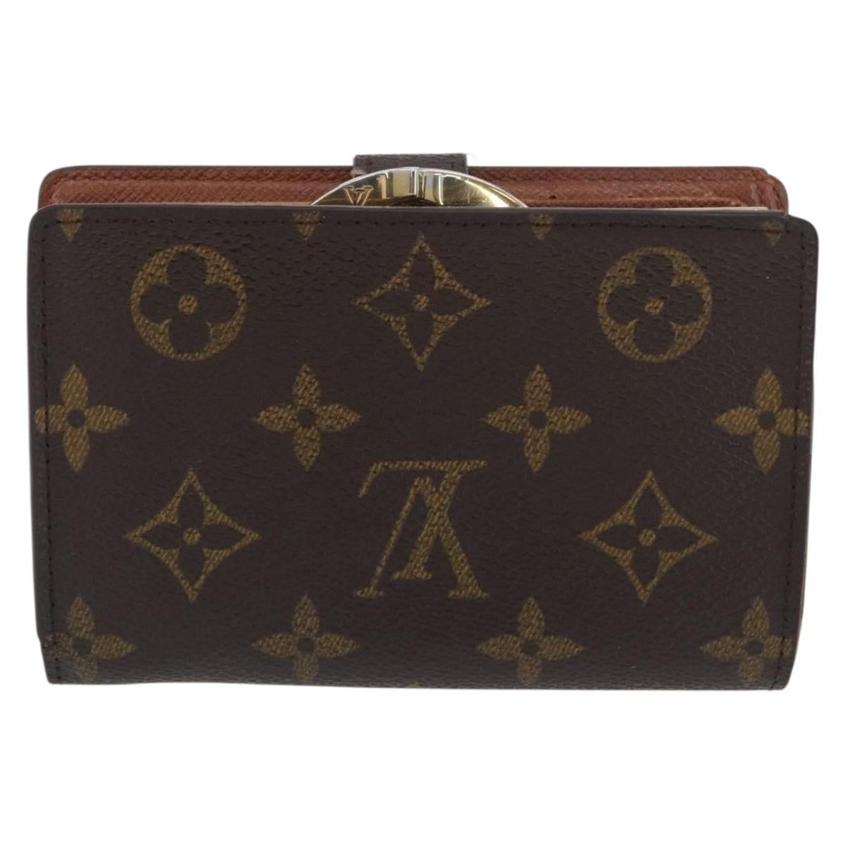 Louis Vuitton LOUIS VUITTON Monogram Porte Monnaie Billets Viennois Wallet M61663 Authentic BA11514 Bag