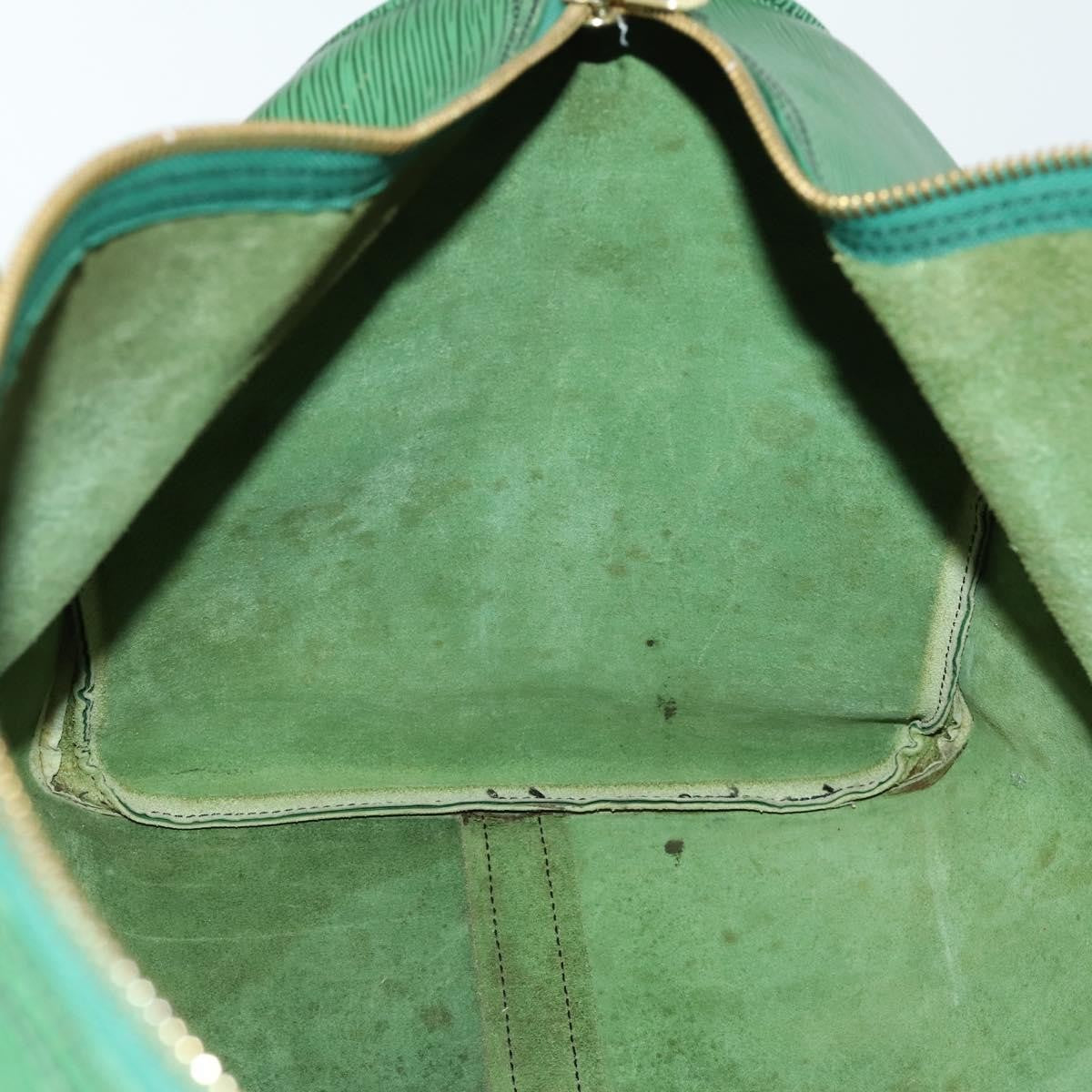 Louis Vuitton LOUIS VUITTON Epi Keepall 55 Boston Bag Green M42954 LV Authentic 158013