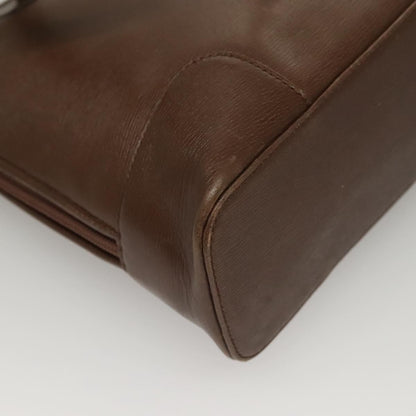Gucci GUCCI Tote Bag Leather Brown Authentic 133332