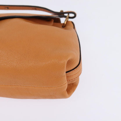 Chloé Chloé Chloe Shoulder Bag Leather Orange Gold Authentic BA5902
