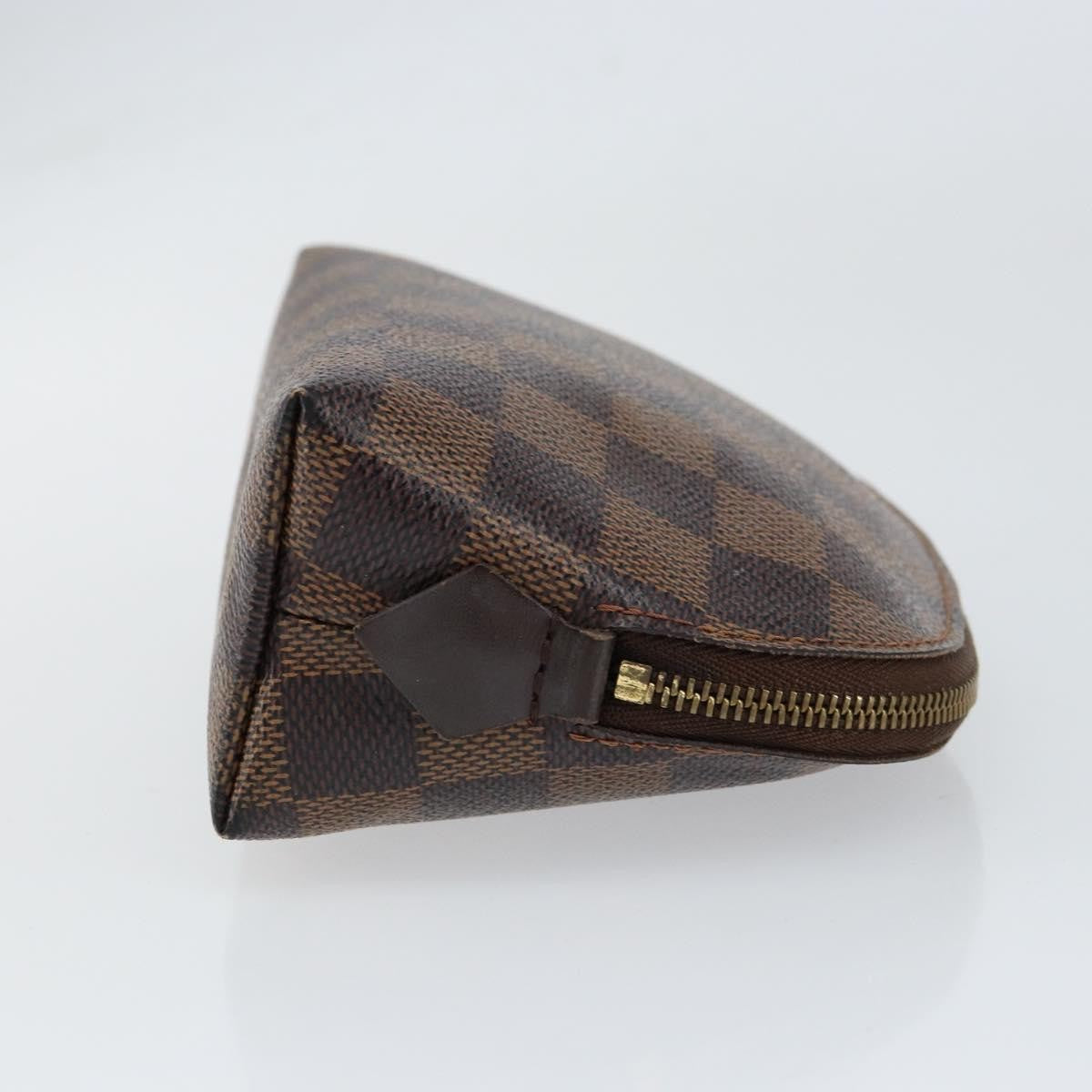 Louis Vuitton LOUIS VUITTON Damier Ebene Pochette Cosmetic PM Pouch N47516 LV Authentic 153562 Bag