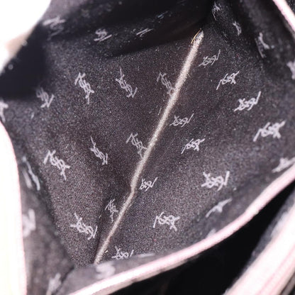 Saint Laurent SAINT LAURENT Hand Bag Leather Brown Authentic 149374
