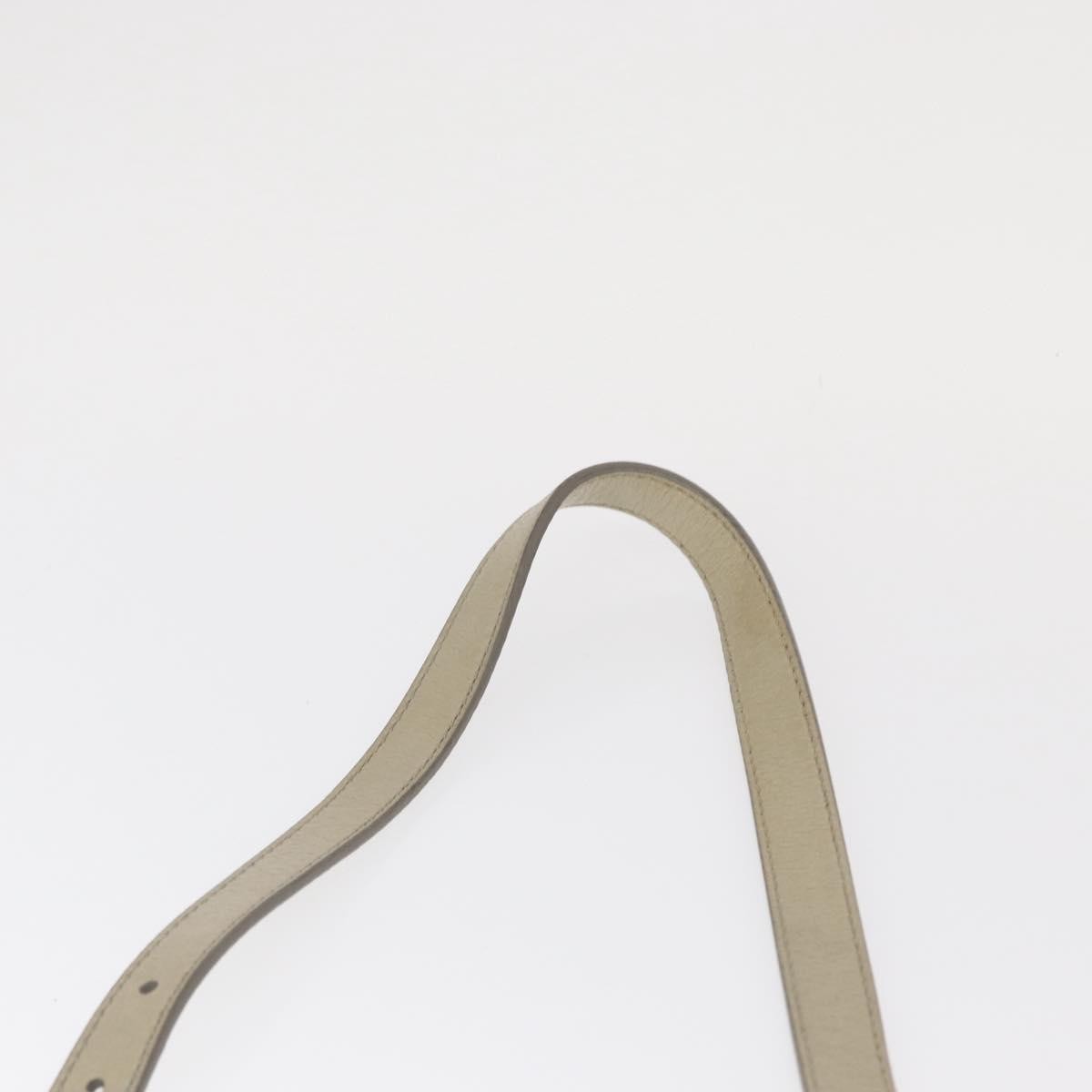 Prada PRADA Hand Bag Leather 2way Beige Gold Authentic ka1369