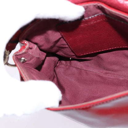 Chloé Chloé Chloe 2way Pouch Enamel Red Gold Authentic bs29581 Bag