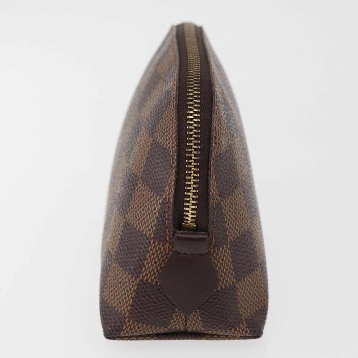 Louis Vuitton LOUIS VUITTON Damier Ebene Pochette Cosmetic PM Pouch N47516 LV Authentic 178952 Bag