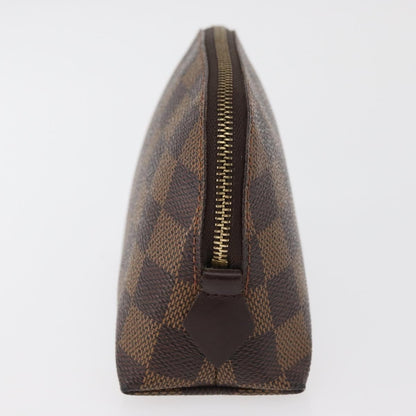 Louis Vuitton LOUIS VUITTON Damier Ebene Pochette Cosmetic PM Pouch N47516 LV Authentic 178952 Bag