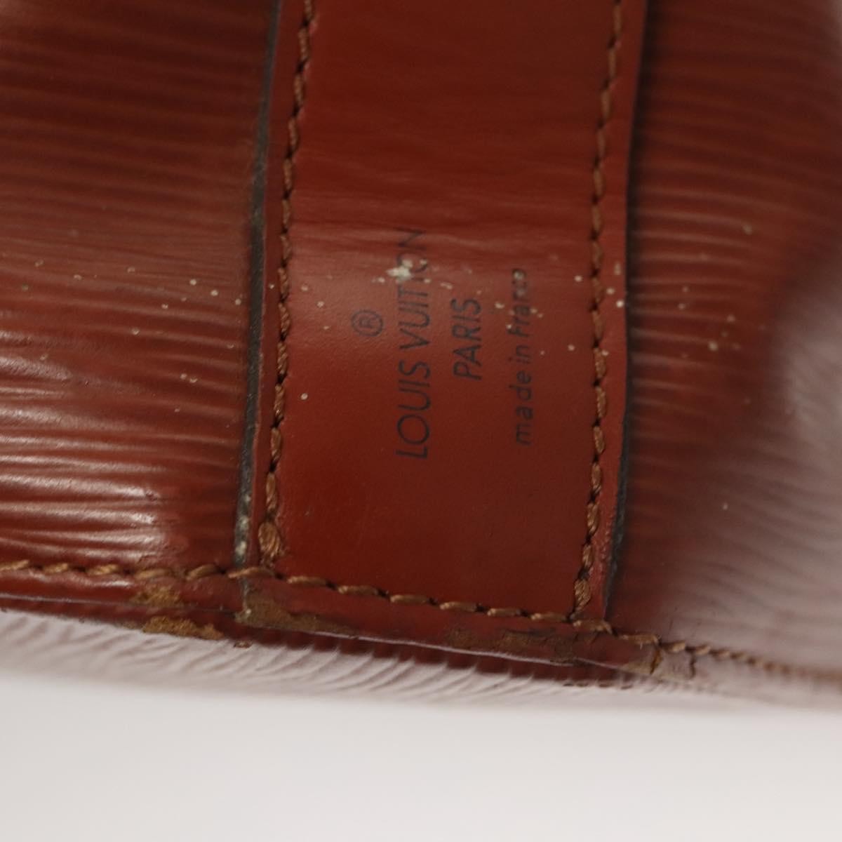 Louis Vuitton LOUIS VUITTON Epi Sac Depaule GM Shoulder Bag Brown M80193 LV Authentic 123400