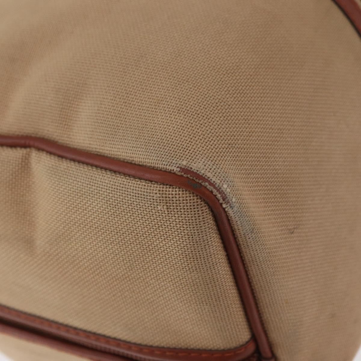 Saint Laurent SAINT LAURENT Boston Bag Canvas Brown Authentic BA12896