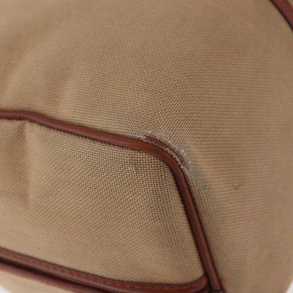 Saint Laurent SAINT LAURENT Boston Bag Canvas Brown Authentic BA12896