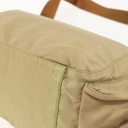 Prada PRADA Shoulder Bag Nylon Khaki Silver Authentic 175738