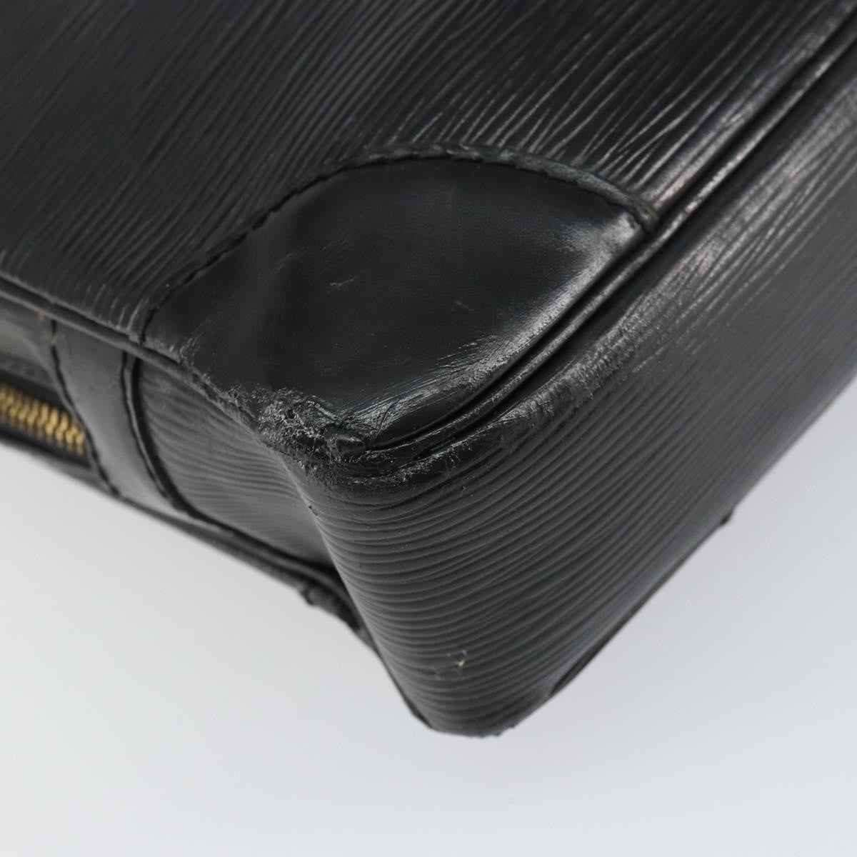 Louis Vuitton LOUIS VUITTON Epi Porte Documents Voyage Bag Black M40321 LV Authentic bs31789