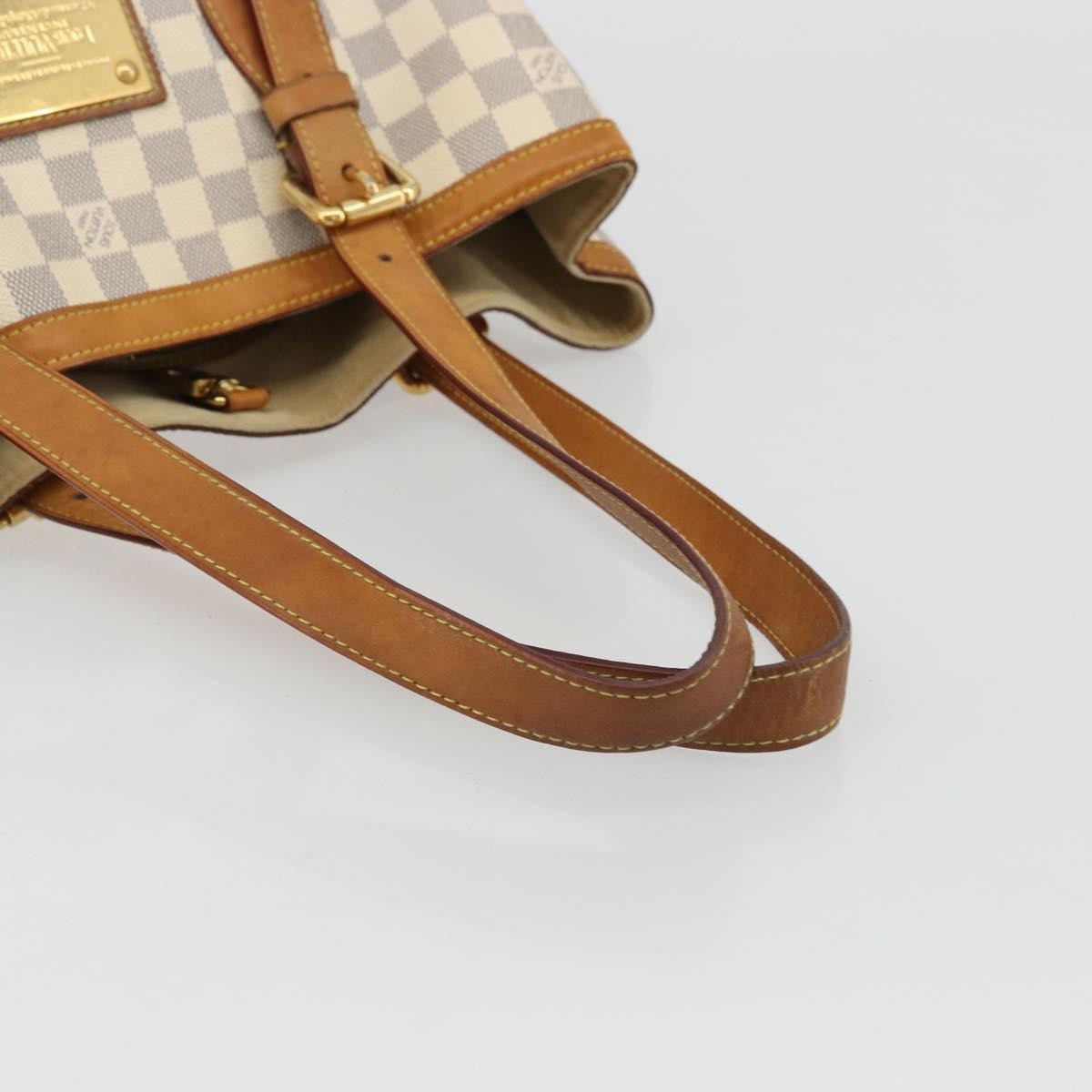 Louis Vuitton LOUIS VUITTON Damier Azur Hampstead MM Tote Bag N51206 LV Authentic ep14515