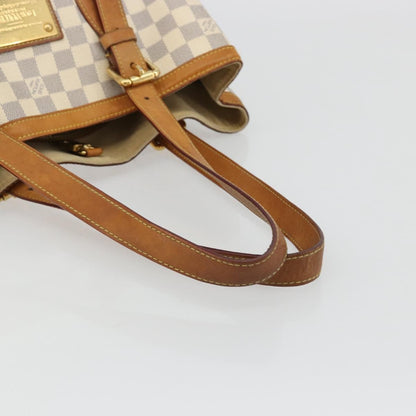 Louis Vuitton LOUIS VUITTON Damier Azur Hampstead MM Tote Bag N51206 LV Authentic ep14515