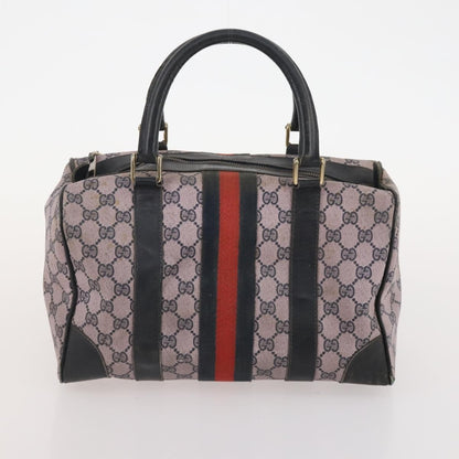 Gucci GUCCI GG Supreme GG Crystal Hand Bag PVC 3 Set Beige Authentic 174861