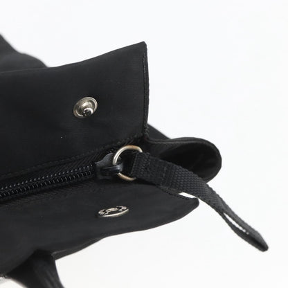 Prada PRADA Hand Bag Nylon Black Silver Authentic 153784