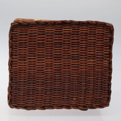 Givenchy GIVENCHY Hand Bag Raffia Brown Authentic BD1504