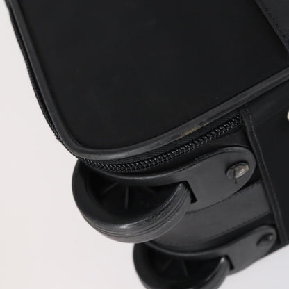 Prada PRADA Trunk Nylon Black Silver Authentic am9650 Bag