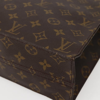 Louis Vuitton LOUIS VUITTON Monogram Sac Plat Hand Bag M51140 LV Authentic 143141
