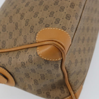 Gucci GUCCI Micro GG Supreme Shoulder Bag PVC Beige Gold Authentic ep11521